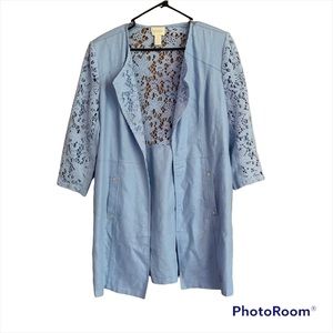 Chicos lightweight cardigan jacket  | size 2